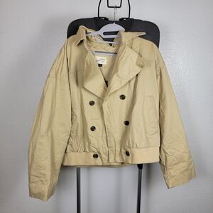 Universal Thread Women's Heavyweight Twill L/S Trench Coat‎ BL1 Tan Size XL